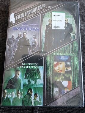 NIP The Matrix 4-Film Favorites Collection DVD Set - Green/Black